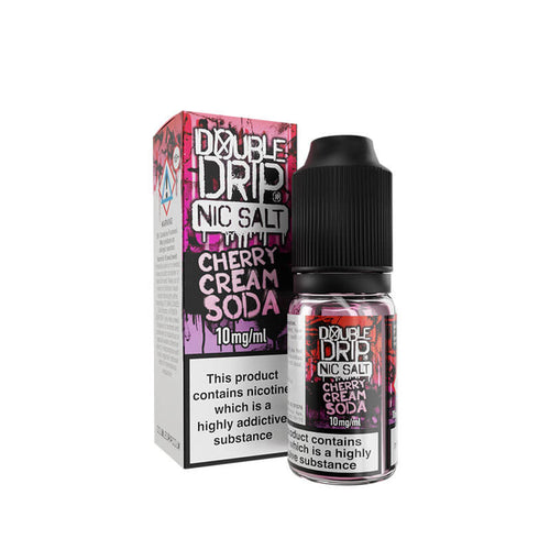Double Drip Cherry Cream Soda Nic Salt 10ml - 20mg