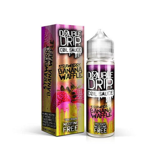 Double Drip Strawberry Banana Waffle Shortfill E-Liquid 50ml