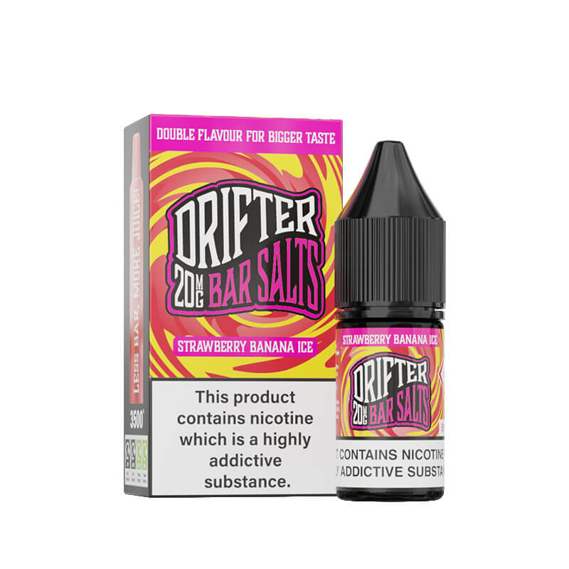 Drifter Bar Salts Strawberry Banana Ice 10ml Nic Salt E-Liquid