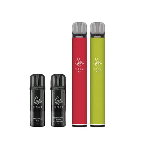 Elf Bar 600 Prefilled Kits & Prefilled Pods | Vapestore Elf Bar 600 Prefilled Kits & Prefilled Pods | Vapestore