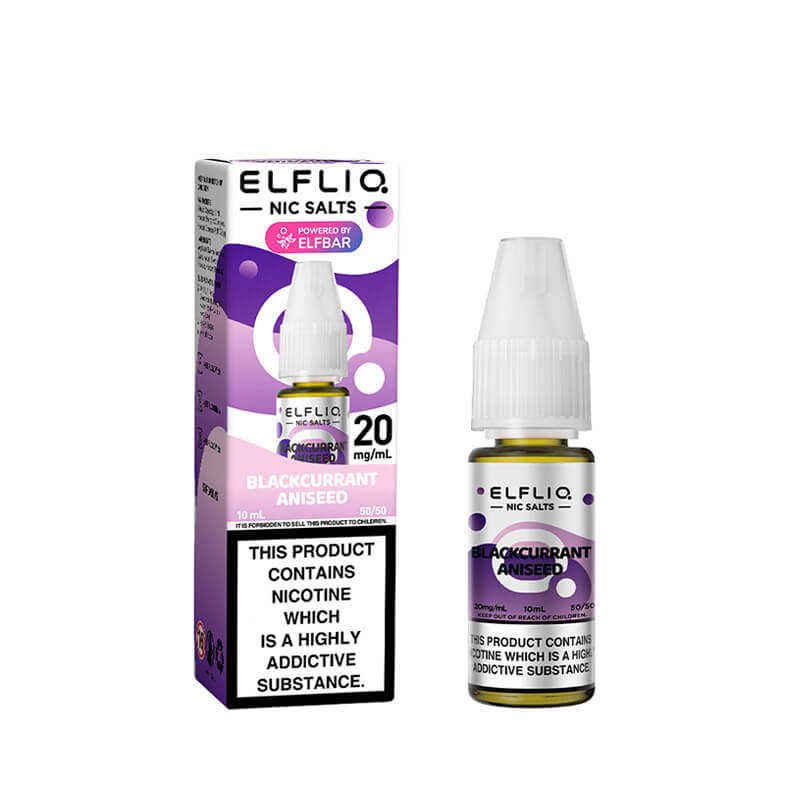 Elf Bar ElfLiq Blackcurrant Aniseed Nic Salt E-liquid | Vapestore UK Elf Bar ElfLiq Blackcurrant Aniseed Nic Salt E-liquid | Vapestore UK
