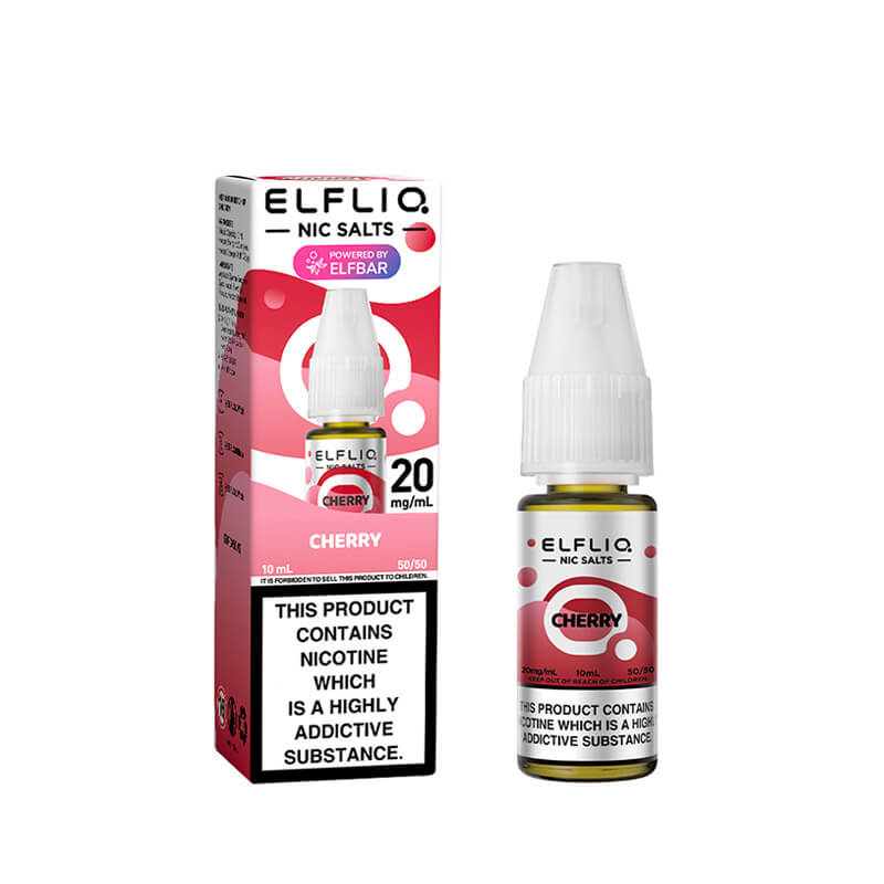 Elf Bar Elfliq Cherry 10ml Nic Salt E-Liquid | Vapestore UK Elf Bar Elfliq Cherry 10ml Nic Salt E-Liquid | Vapestore UK