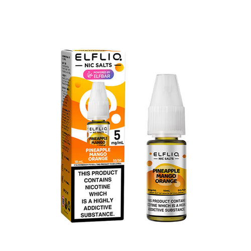 Elf Bar ElfLiq Pineapple Mango Orange Nic Salt E-liquid 20mg | Vapestore UK Elf Bar ElfLiq Pineapple Mango Orange Nic Salt E-liquid 20mg | Vapestore UK