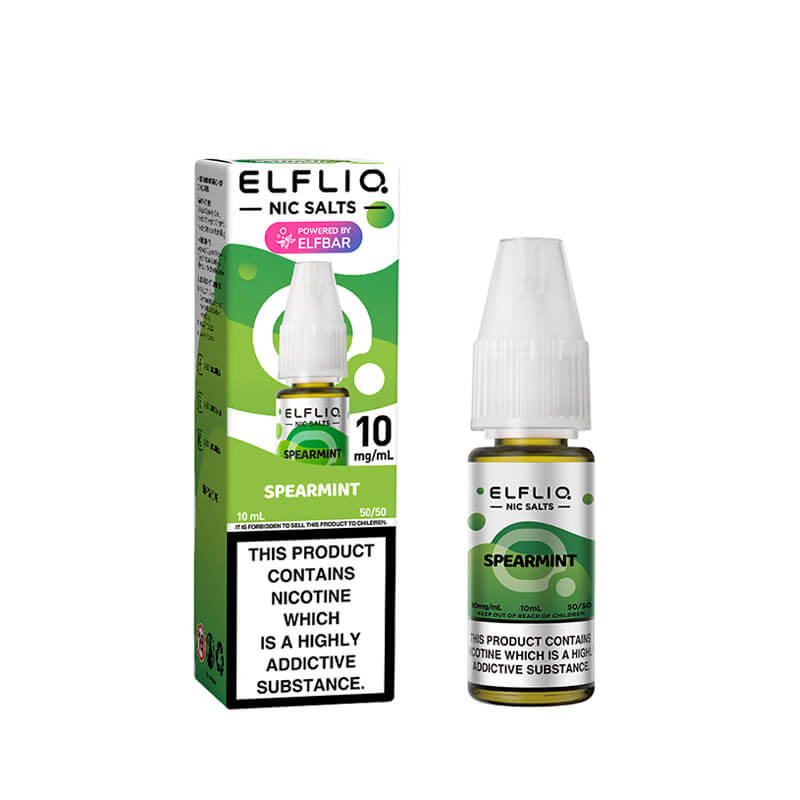 Spearmint Elfliq Nic Salt 10ml | Vapestore UK Spearmint Elfliq Nic Salt 10ml | Vapestore UK
