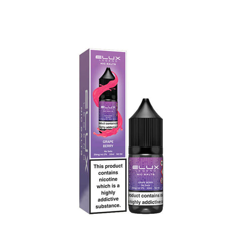 Elux Legend Grape Berry Nic Salt E-Liquid 10ml