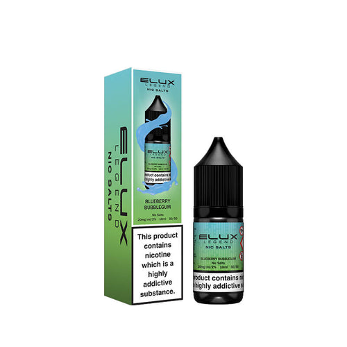 Elux Legend Blueberry Bubblegum Nic Salt E-Liquid 10ml
