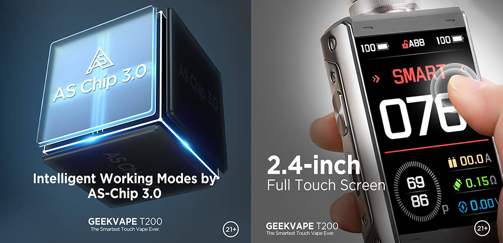 Geekvape T200 Aegis Touch 200W Vape Kit Review | Vapestore Blog Geekvape T200 Aegis Touch 200W Vape Kit Review | Vapestore Blog