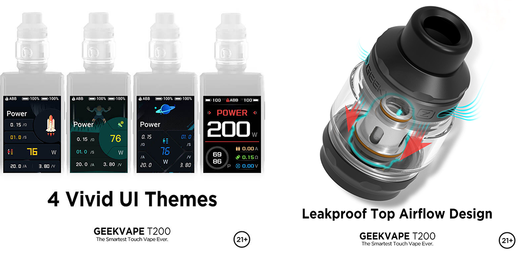 Geekvape T200 Aegis Touch 200W Vape Kit Review | Vapestore Blog Geekvape T200 Aegis Touch 200W Vape Kit Review | Vapestore Blog