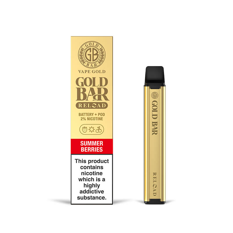 Gold Bar Reload Prefilled Pod Vape Kit 20mg | Vapestore UK Gold Bar Reload Prefilled Pod Vape Kit 20mg | Vapestore UK