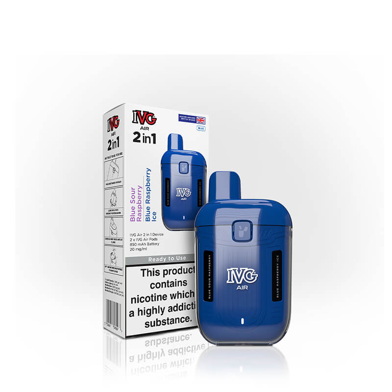 IVG Air 2-in-1 20mg Prefilled Rechargeable Pod Vape Kit | Vapestore UK IVG Air 2-in-1 20mg Prefilled Rechargeable Pod Vape Kit | Vapestore UK