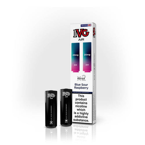 IVG Air Blue Sour Raspberry Prefilled Vape Pods - 20mg