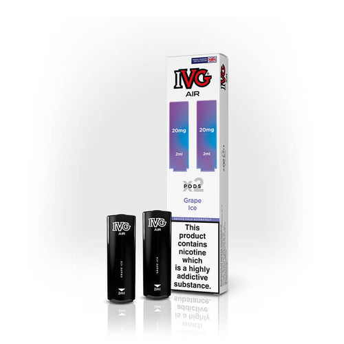IVG Air Grape Ice Prefilled Vape Pods - 20mg
