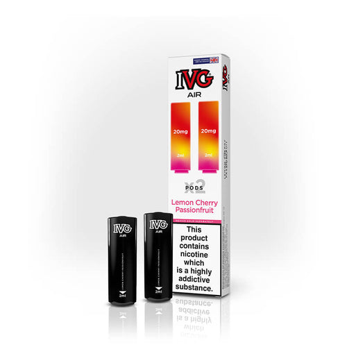 IVG Air Lemon Cherry Passionfruit Prefilled Vape Pods - 20mg