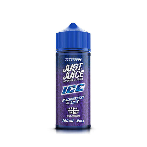 Just Juice Blackcurrant & Lime On Ice 100ml Shortfill E-Liquid