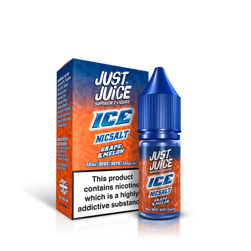 Just Juice Grape & Melon Ice 10ml Nic Salts E-Liquid
