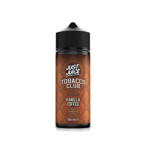 Just Juice Vanilla Toffee Tobacco 100ml Shortfill E-Liquid