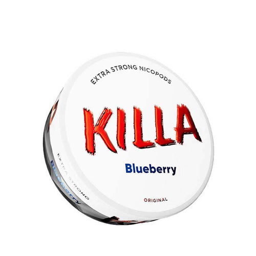 Killa Blueberry Nic Pouches - 13.2mg / pouch