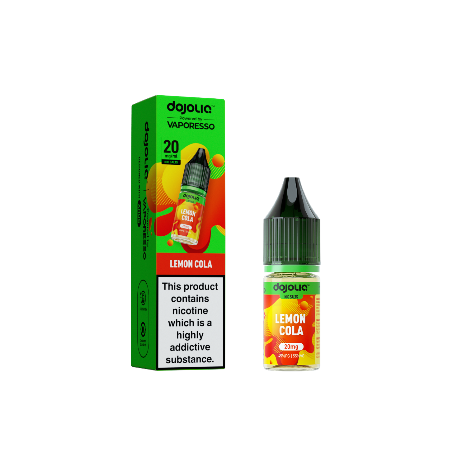DojoLiq Lemon Cola 10ml Nic Salt E-Liquid by Vaporesso