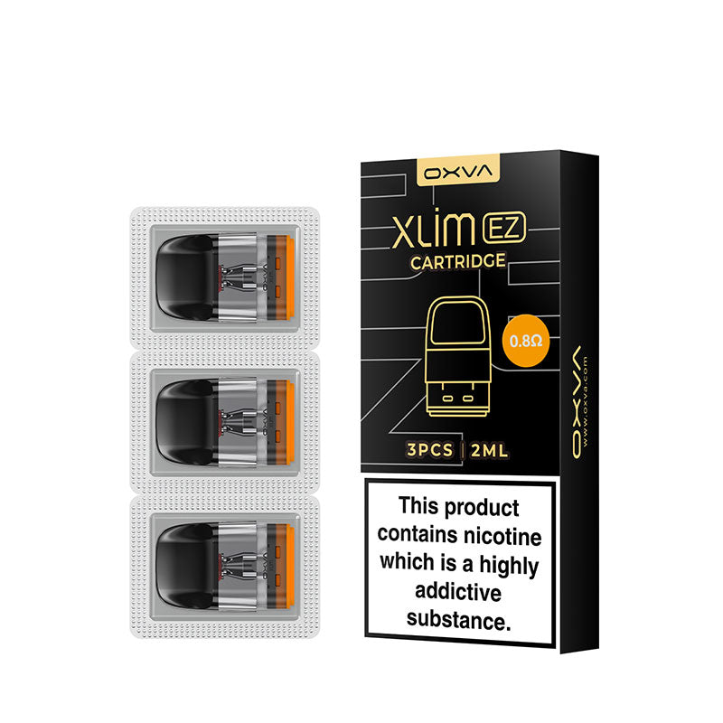 OXVA Xlim EZ Replacement Pods 2ml, Fixed Coil, 3-Pack | Vapestore UK OXVA Xlim EZ Replacement Pods 2ml, Fixed Coil, 3-Pack | Vapestore UK