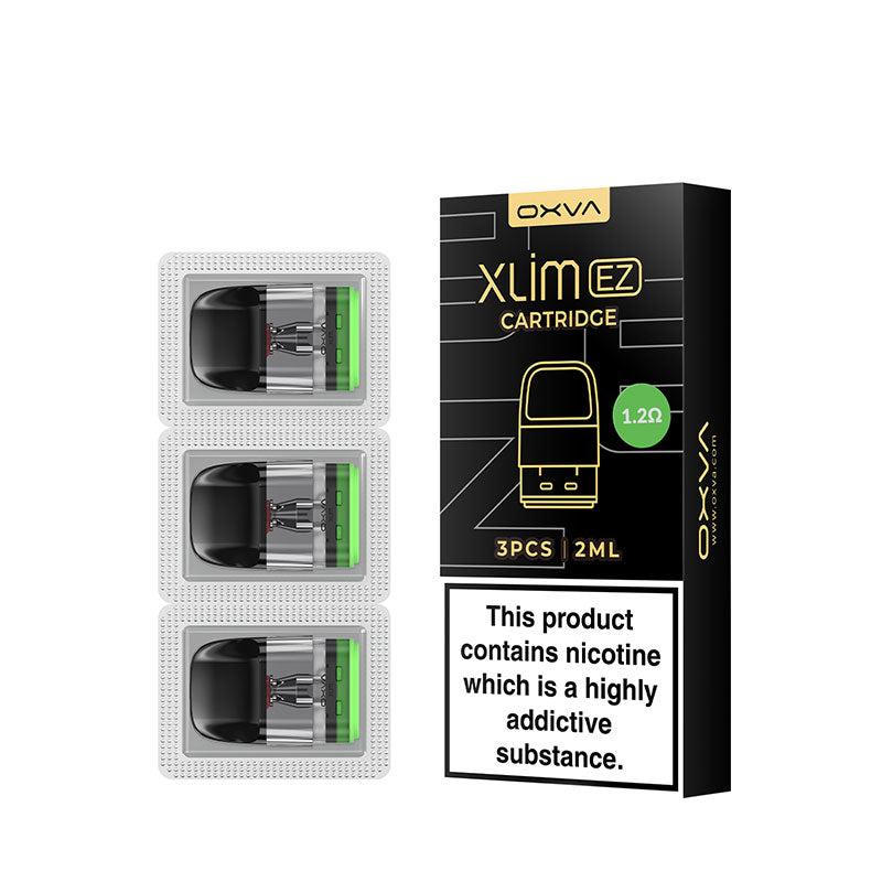 OXVA Xlim EZ Replacement Pods 2ml, Fixed Coil, 3-Pack | Vapestore UK OXVA Xlim EZ Replacement Pods 2ml, Fixed Coil, 3-Pack | Vapestore UK