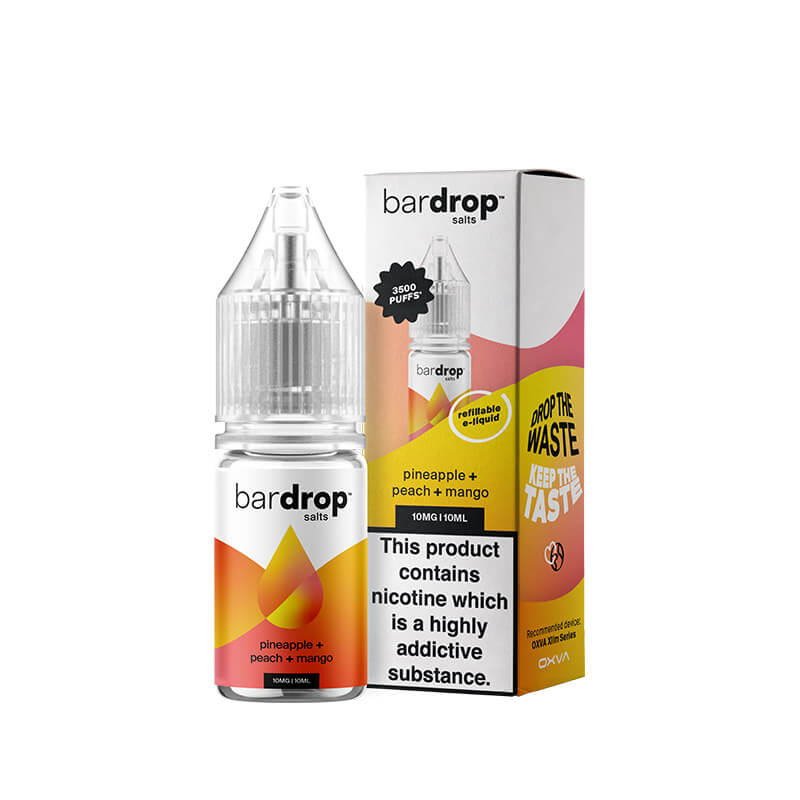 Bar Drop Pineapple Peach Mango 10ml Nic Salts E-Liquid