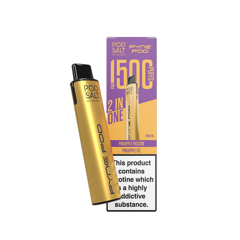 Pynce Pod Pyne Pod 2-in-1 Prefilled Pod Kit – Dual Pod Salt Flavour Vape Kit ...