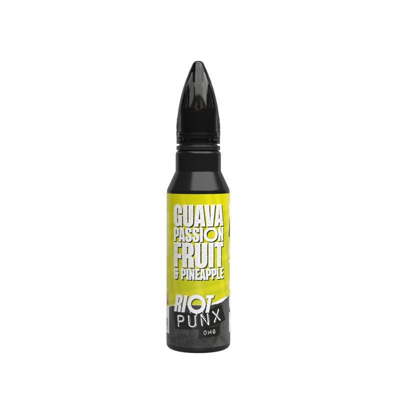 Riot Squad Punx Guava, Passion Fruit and Pineapple 50ml Shortfill E-Liquid
