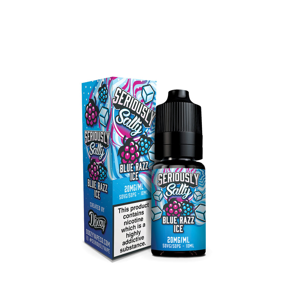 Blue Razz Ice E-Liquid Seriously Salty Doozy Nic Salt | Vapestore Blue Razz Ice E-Liquid Seriously Salty Doozy Nic Salt | Vapestore