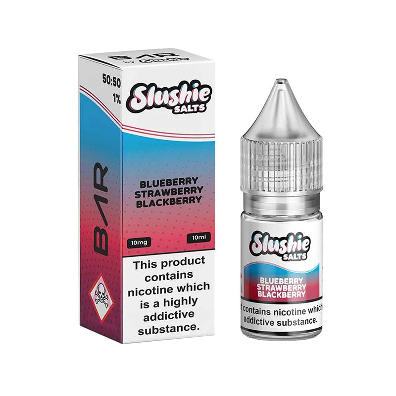 Slushie Bar Salts Blueberry Strawberry Blackberry 10ml E-Liquid