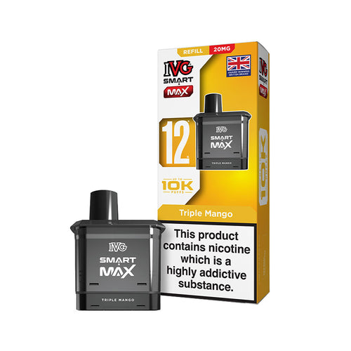 IVG Smart Max Triple Mango Prefilled Vape Pod + Refill