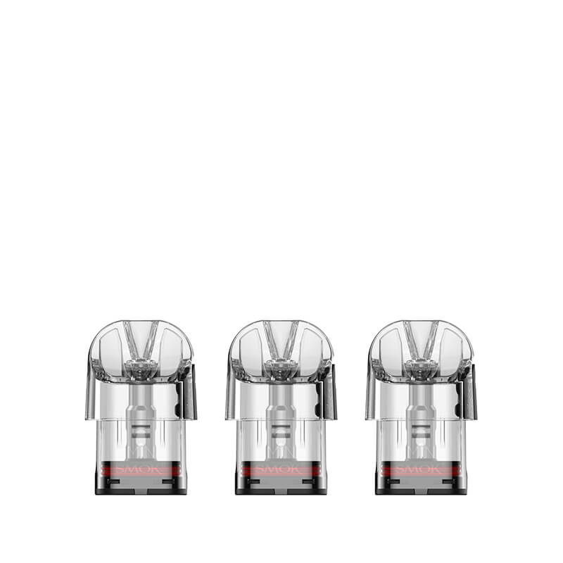 Replacement, refillable fixed-coil Smok Novo Pods x 3 | Vapestore UK Replacement, refillable fixed-coil Smok Novo Pods x 3 | Vapestore UK