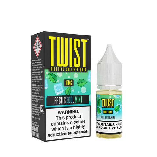 Twist Arctic Cool Mint Flavour Nic Salt E-liquid | Vapestore UK Twist Arctic Cool Mint Flavour Nic Salt E-liquid | Vapestore UK