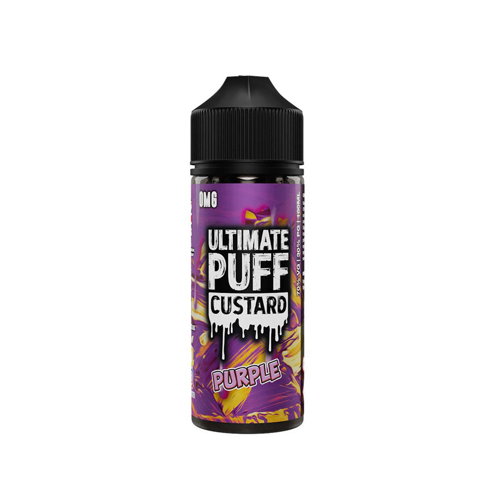 Puff Liquid Ultimate Puff Purple Custard E-liquid Shortfill 100ml | Vapestore UK