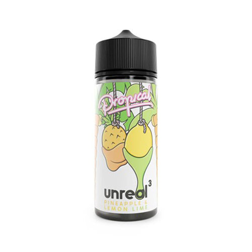 Unreal 3 Pineapple Lemonade & Lime 100ml Shortfill E-Liquid