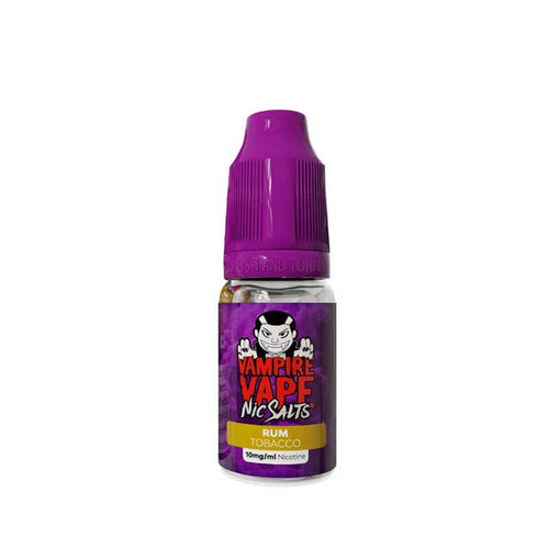Vampire Vape Rum Tobacco 10ml Nic Salt E-Liquid
