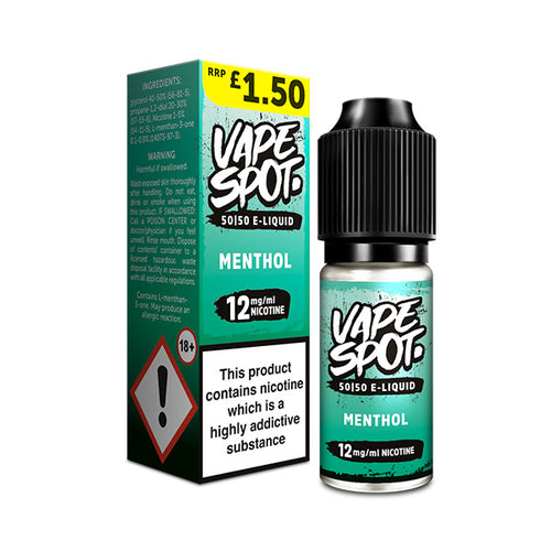Vape Spot Menthol E-Liquid 10ml