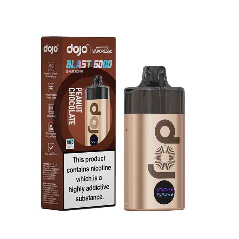 Vaporesso DOJO BLAST 6000 Prefilled Pod Vape Kit 20mg | Vapestore UK Vaporesso DOJO BLAST 6000 Prefilled Pod Vape Kit 20mg | Vapestore UK