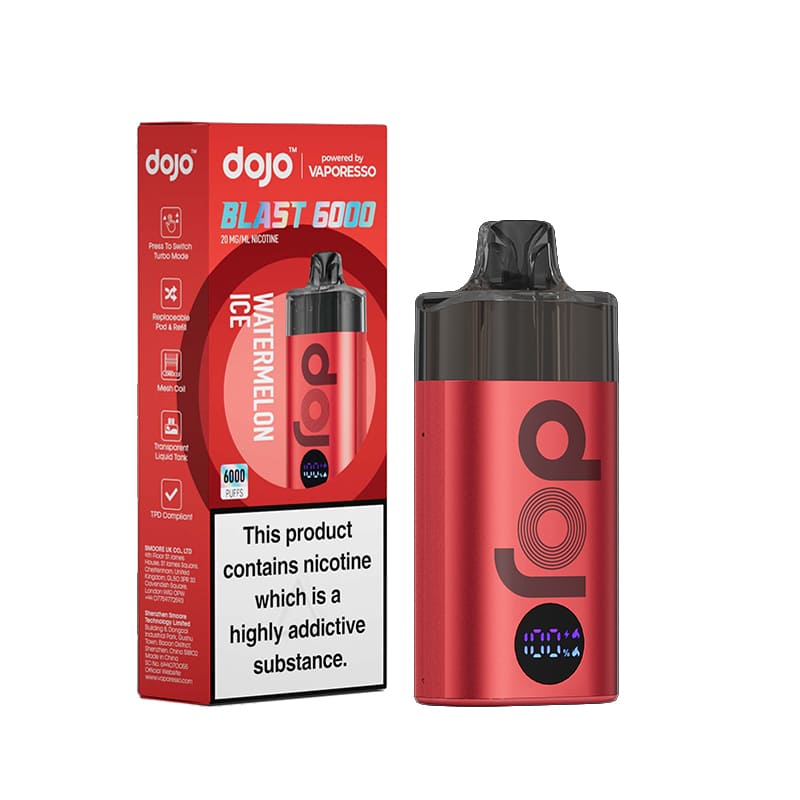 Vaporesso DOJO BLAST 6000 Prefilled Pod Vape Kit 20mg | Vapestore UK Vaporesso DOJO BLAST 6000 Prefilled Pod Vape Kit 20mg | Vapestore UK