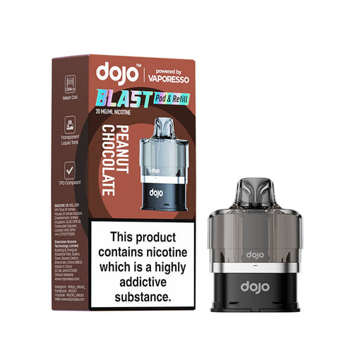 Vaporesso DOJO Blast 6000 Peanut Chocolate Prefilled Pod & Refill