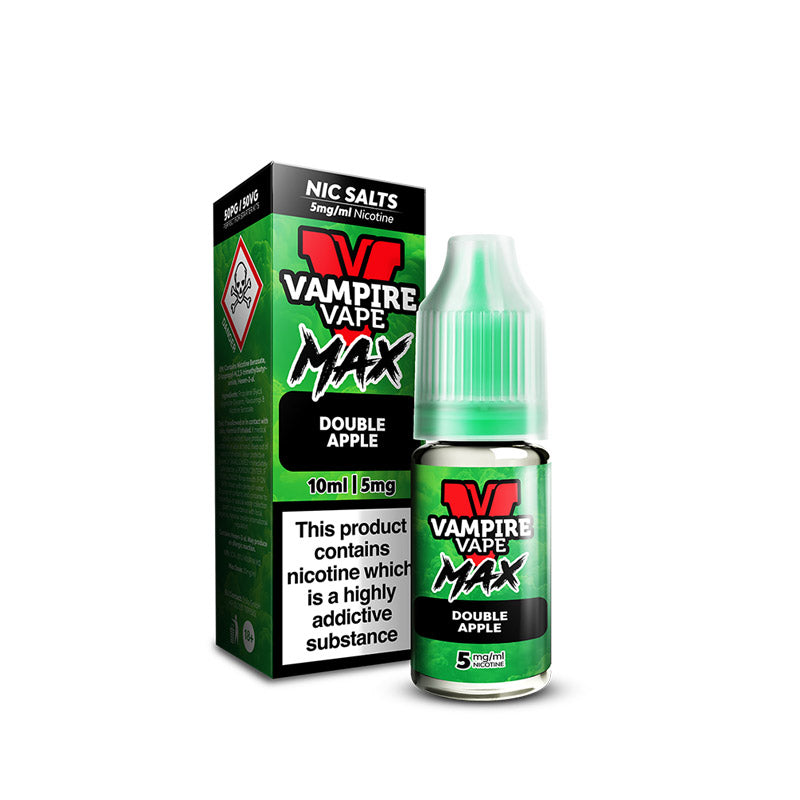 double apple vape juice VV Max Double Apple 10ml Nic Salt by Vampire Vape