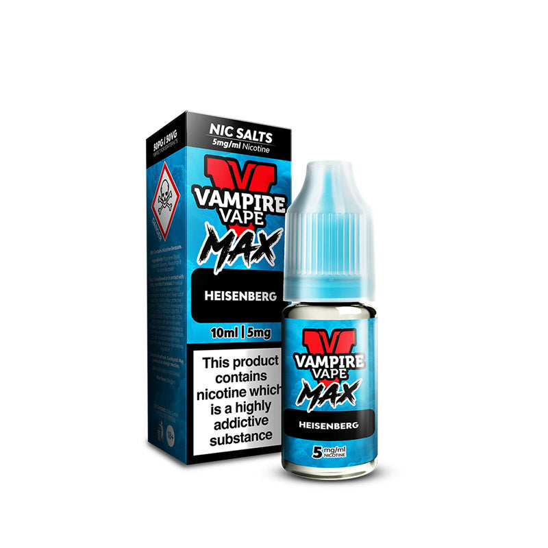 vampire vape pinkman replacement pod Vampire Vape MAX Heisenberg 10ml Nic Salt