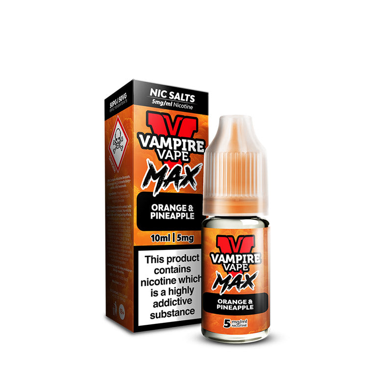 Vampire Vape MAX Orange Pineapple Nic Salt E-Liquid 10ml