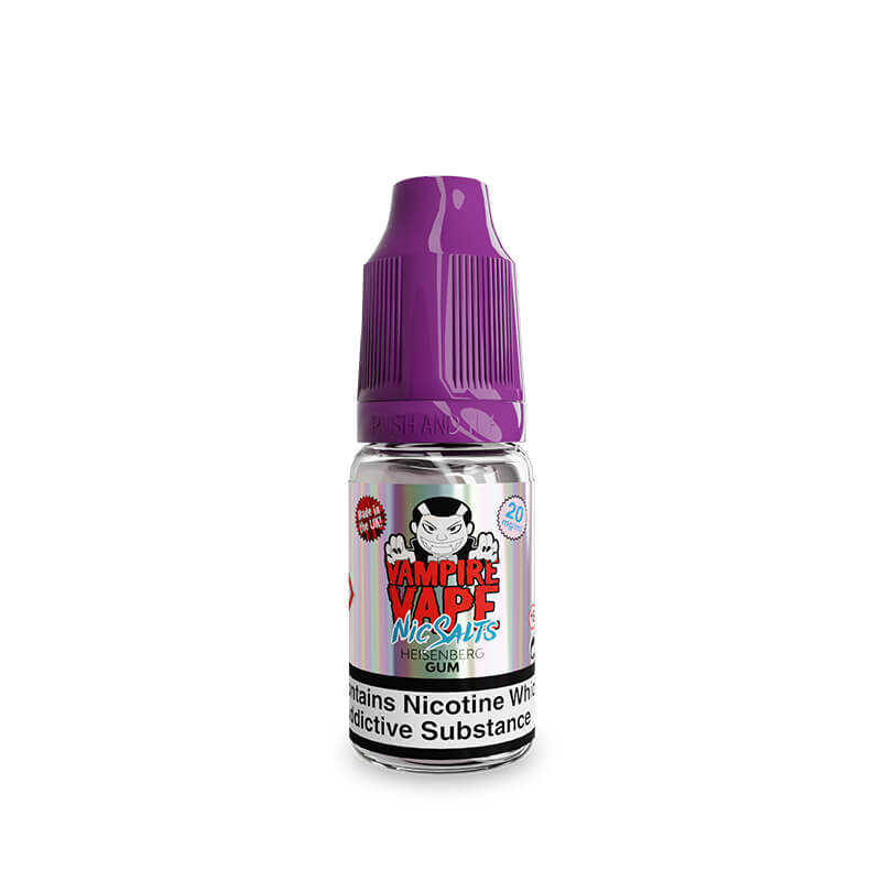 Vampire Vape Heisenberg Gum Flavour Nic Salt E-Liquid 10ml | Vapestore UK Vampire Vape Heisenberg Gum Flavour Nic Salt E-Liquid 10ml | Vapestore UK