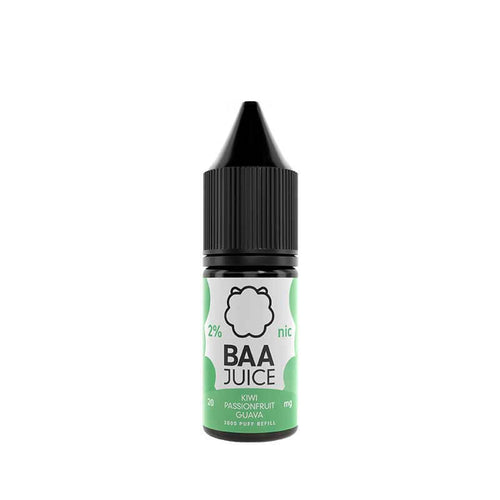 Baa Juice Kiwi Passionfruit Guava 10ml Nic Salt E-Liquid