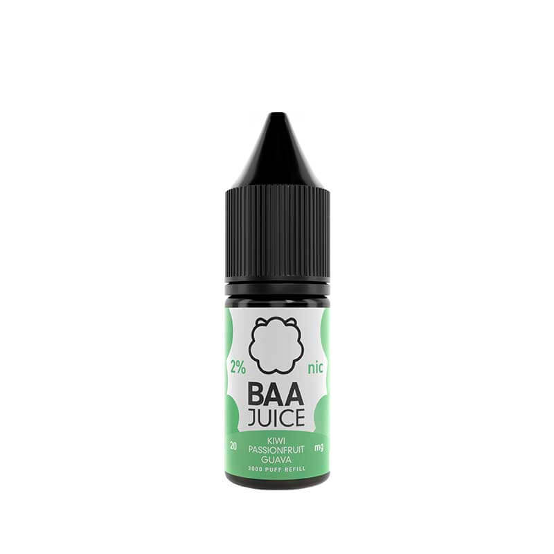 Baa Juice Kiwi Passionfruit Guava 10ml Nic Salt E-Liquid