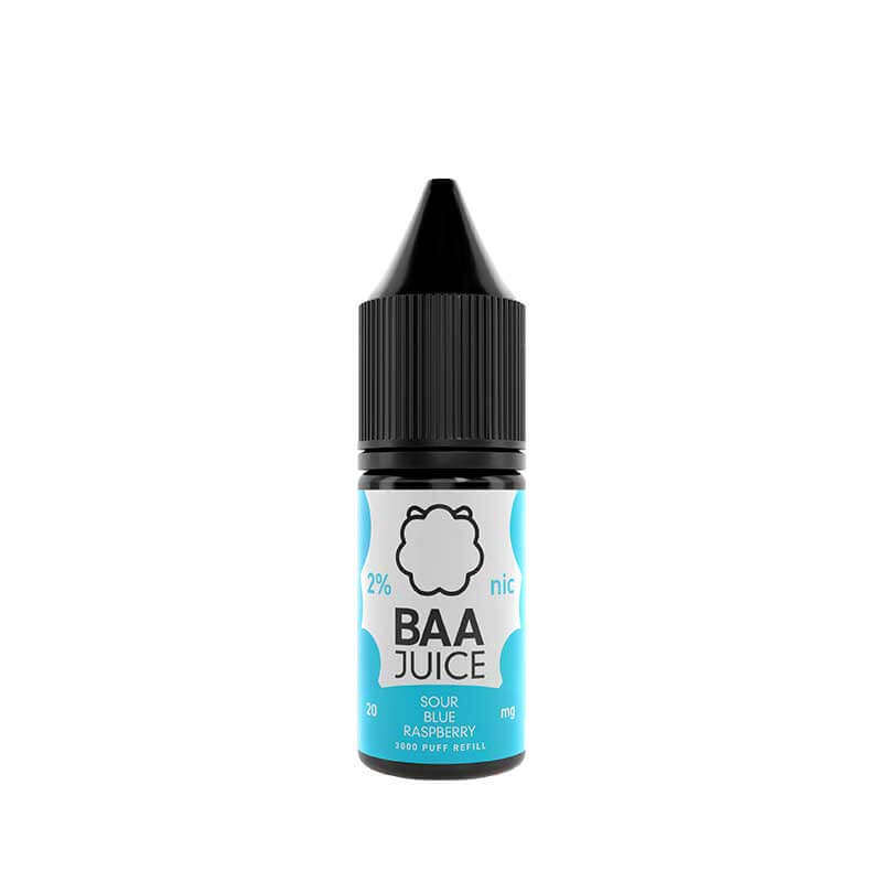 Baa Juice Sour Blue Raspberry 10ml Nic Salt E-Liquid