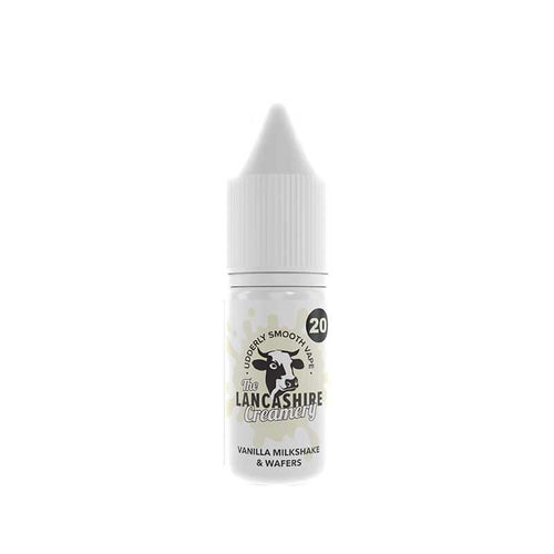 The Lancashire Creamery Vanilla Milkshake & Wafer 10ml E-Liquid