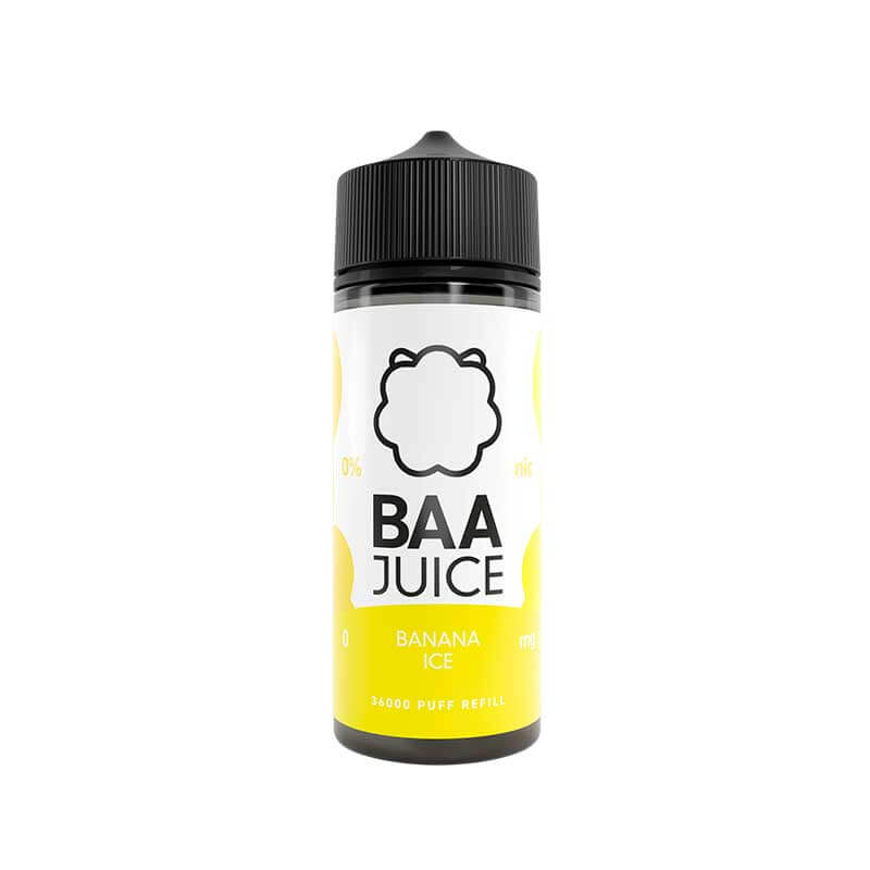 Baa Juice Banana Ice Shortfill 100ml E-Liquid