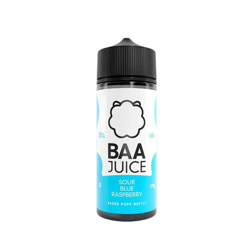Baa Juice Sour Blue Raspberry Shortfill 100ml E-Liquid