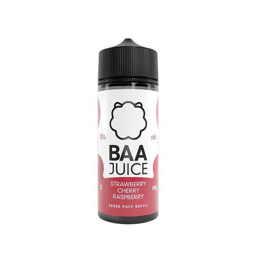 Baa Juice Strawberry Cherry Raspberry Shortfill 100ml E-Liquid